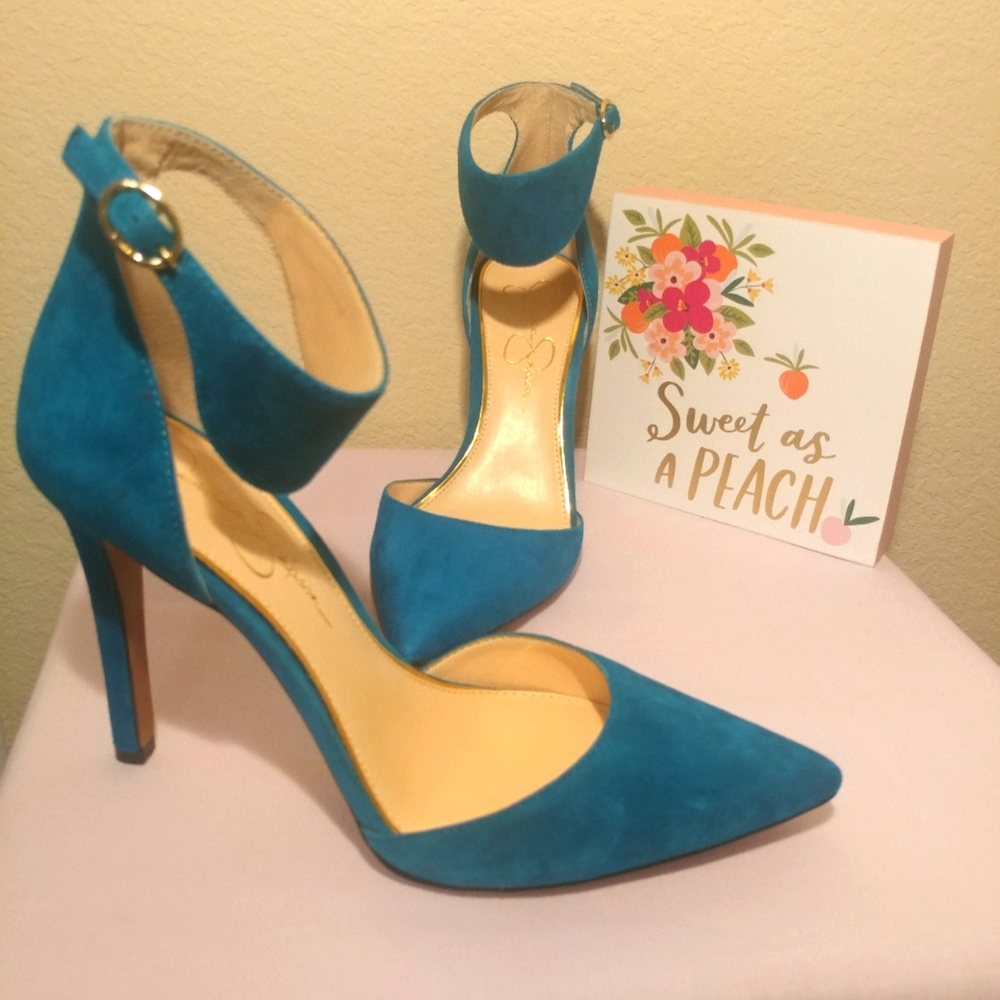 Jessica Simpson, 8.5, Turquoise Heel